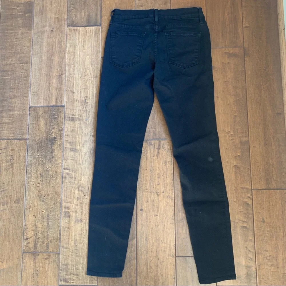 Frame Denim Le Skinny de Jeanne Black Jean 25